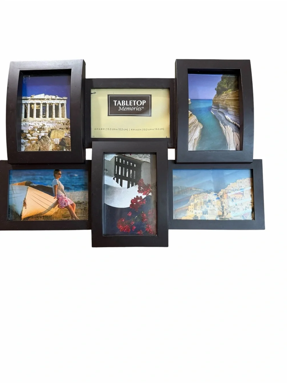 Tabletop Memories Black 6-Opening Photo Collage Frame 18